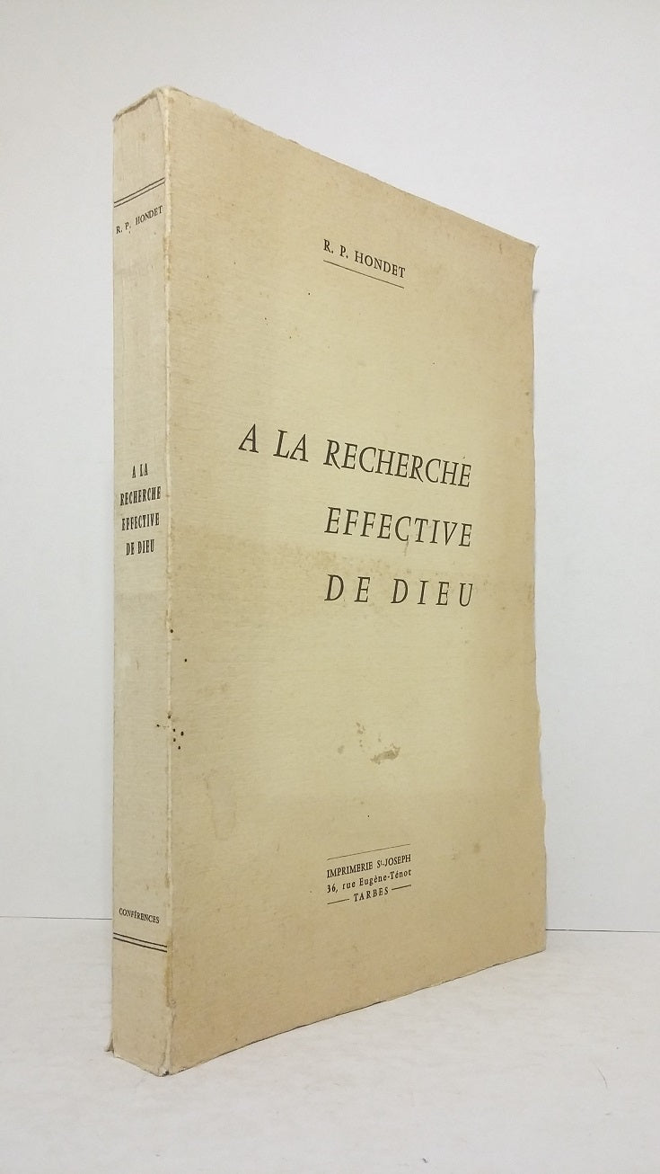 A la recherche effective de Dieu