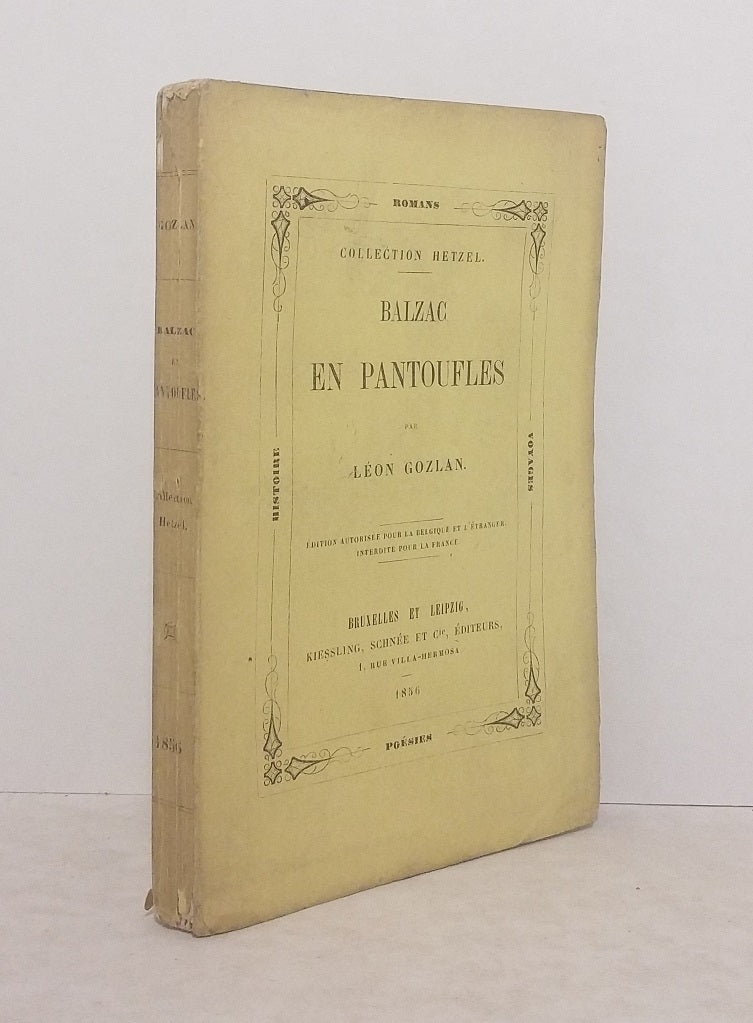 Balzac en pantoufles
