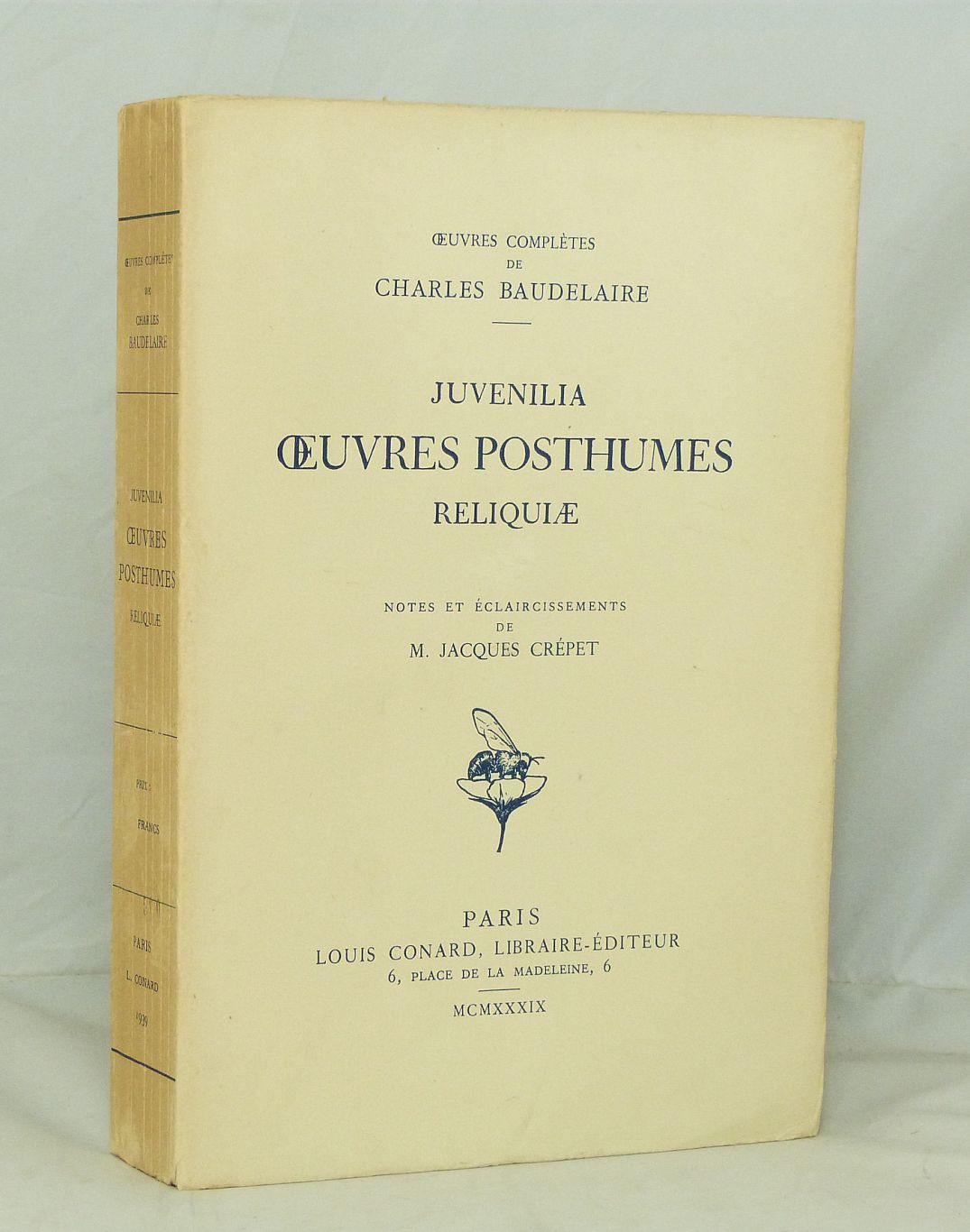 Juvenilia, Ouvres posthumes reliquiae I.