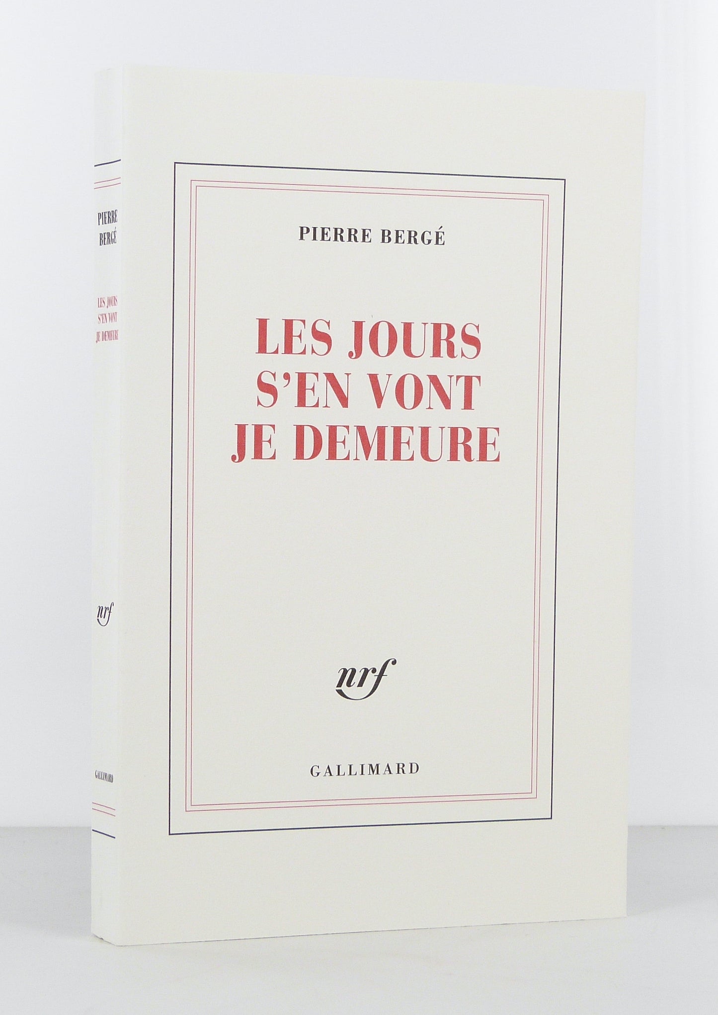 Les jours s'en vont, je demeure