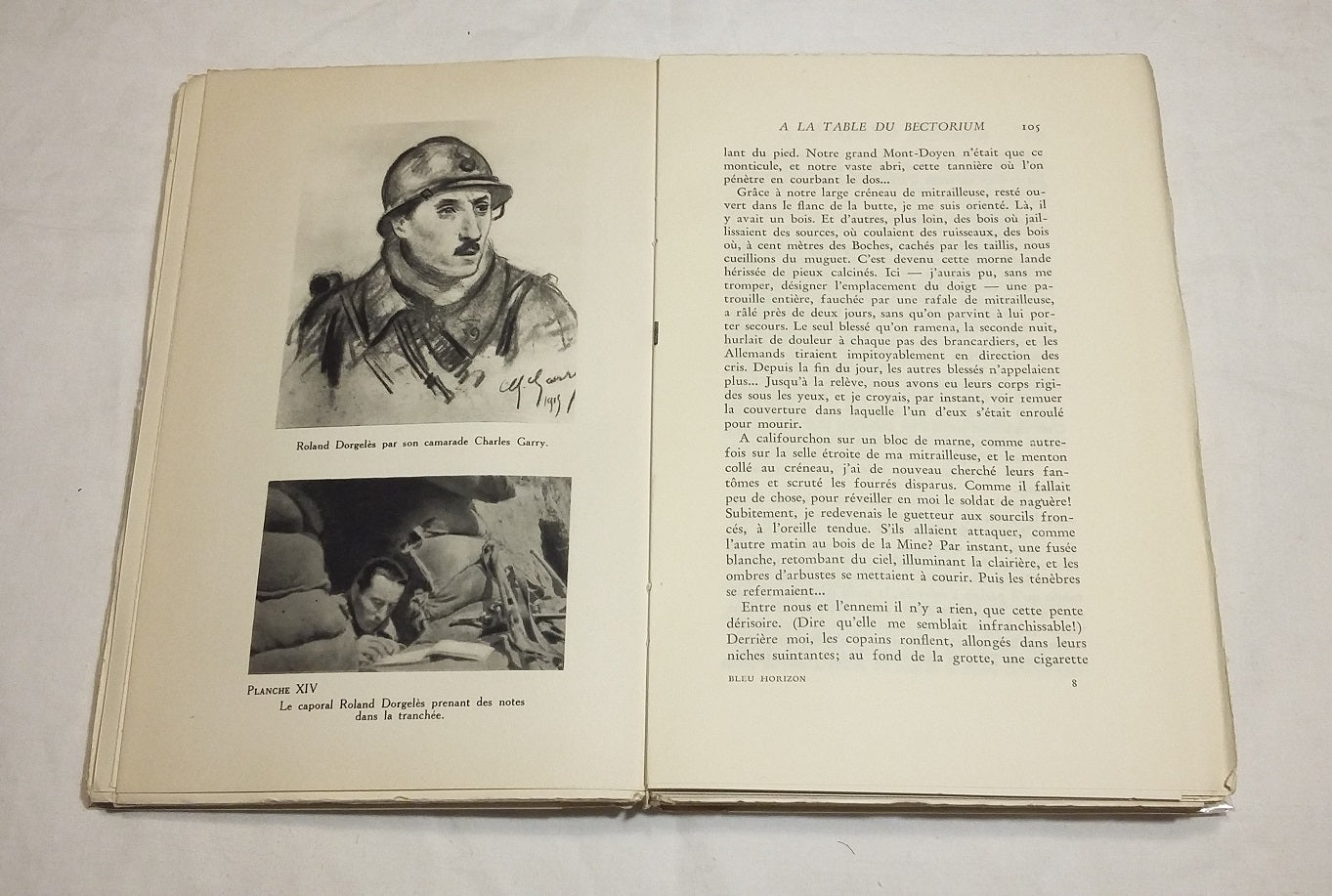 Bleu horizon.