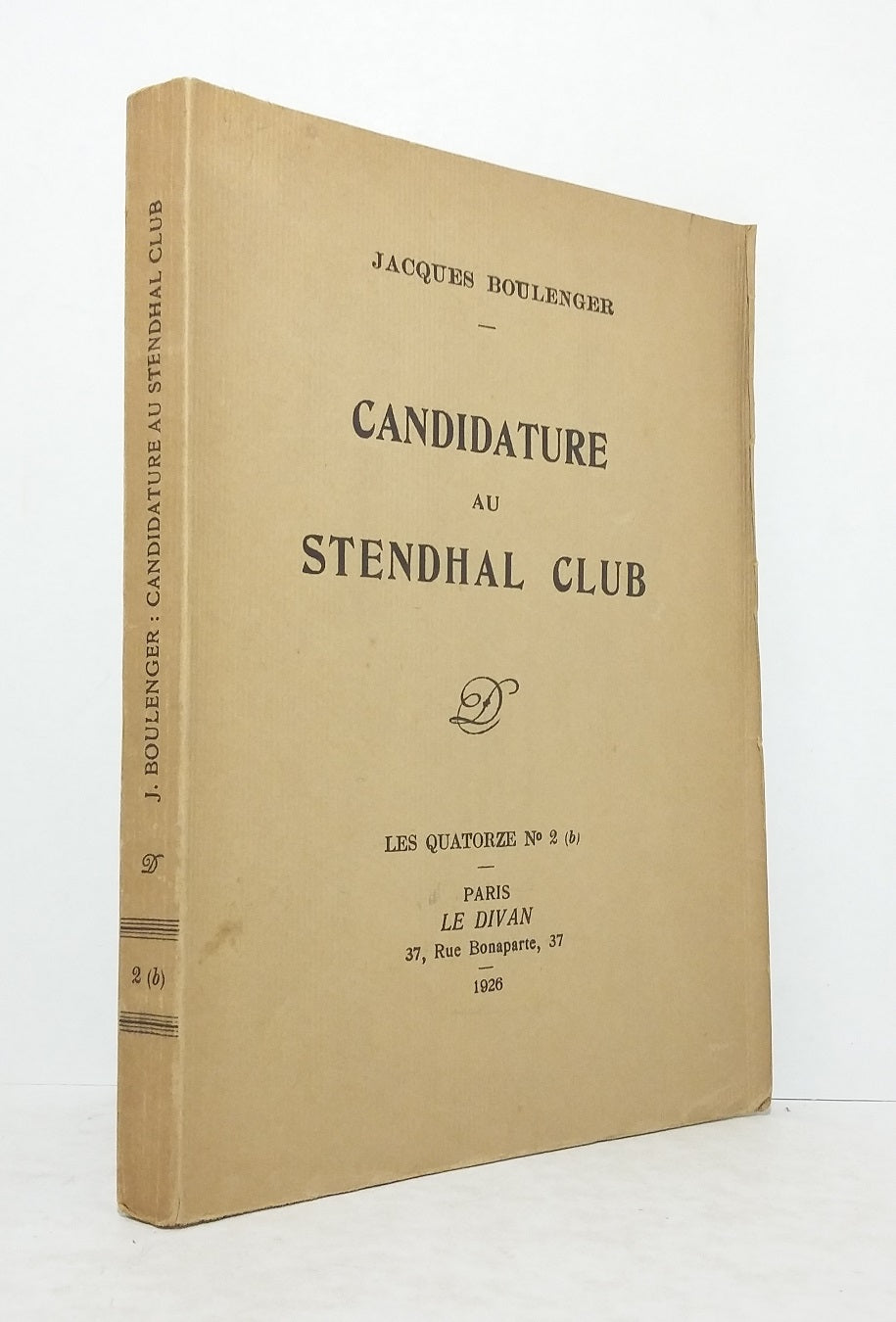 Application to the Stendhal Club