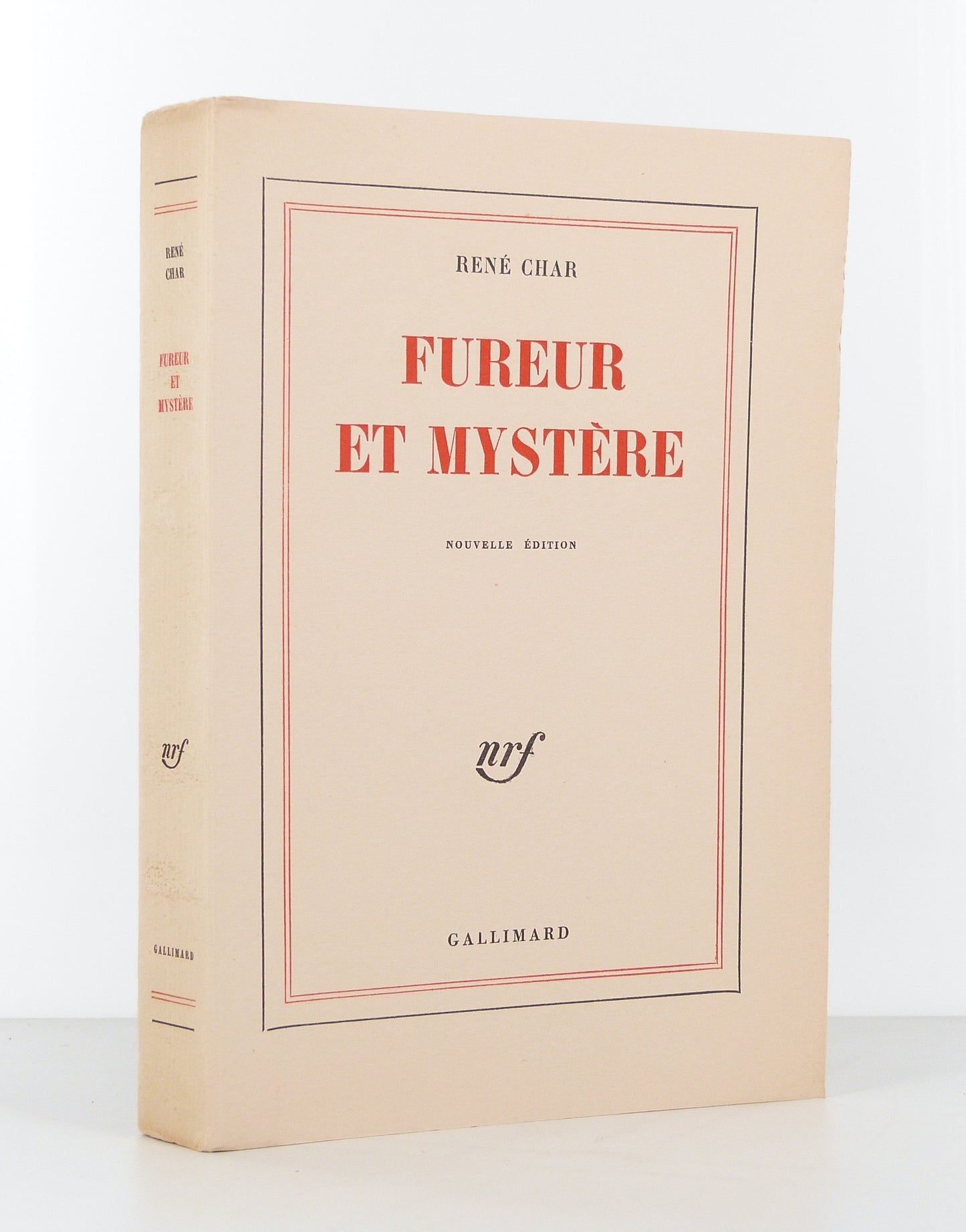 Fureur et mystère. Nouvelle édition.