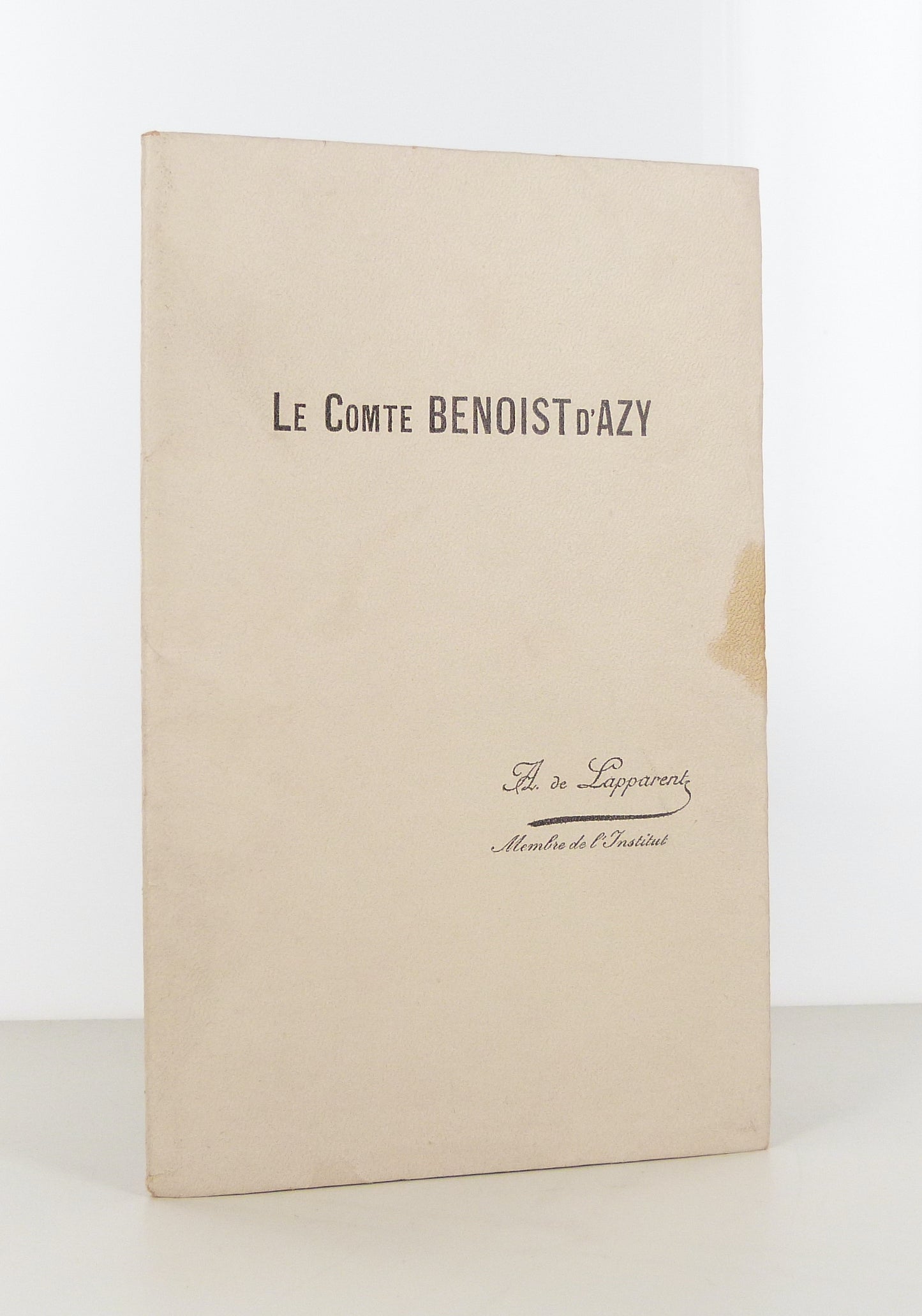 Paul, Comte Benoist d'Azy