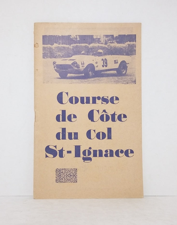 Course de Côte du col St-Ignace