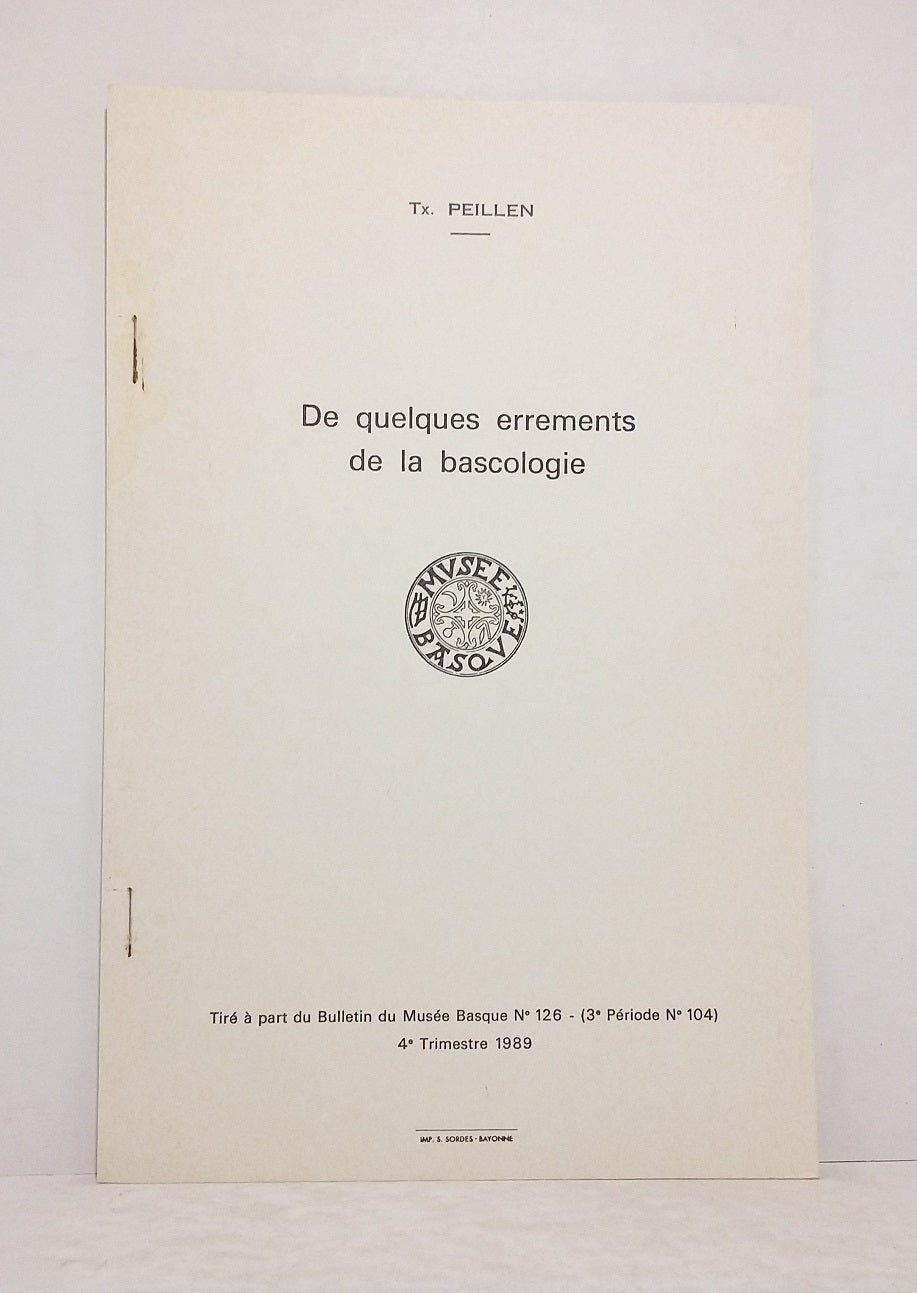 De quelques errements de la bascologie
