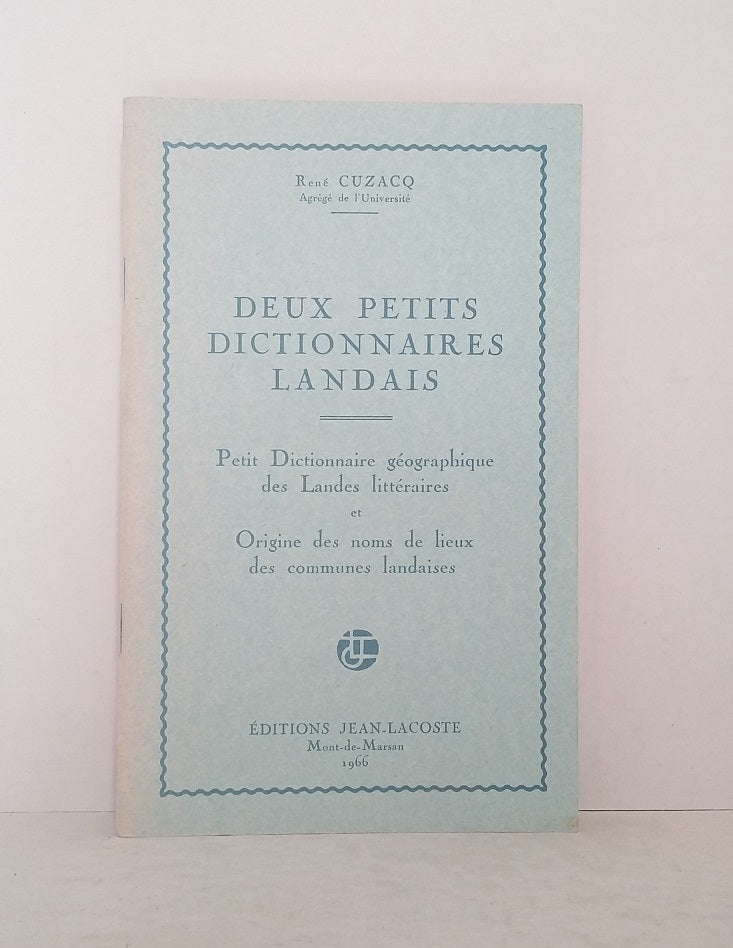 Two small Landais dictionaries.