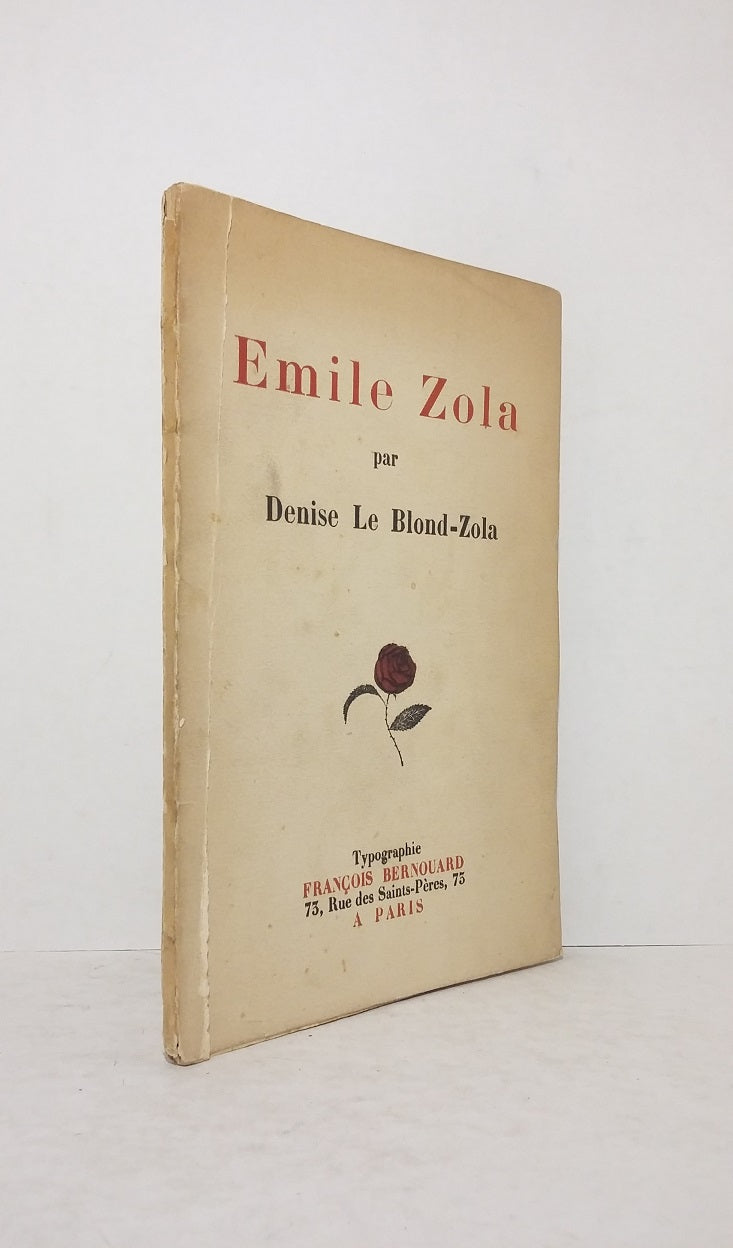 Émile Zola par Denise Le Blond-Zola