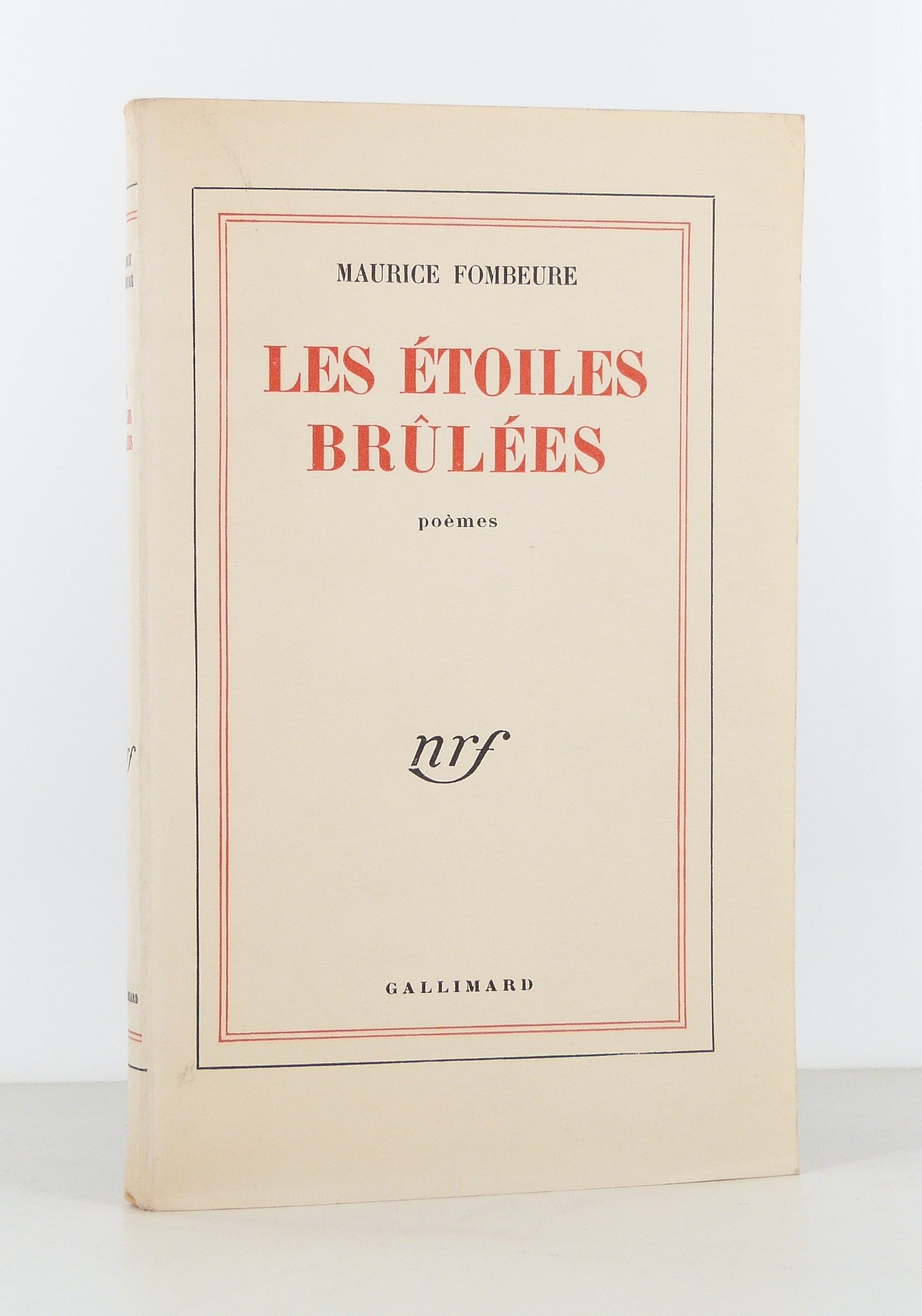 Les étoiles brûlées. Poèmes.