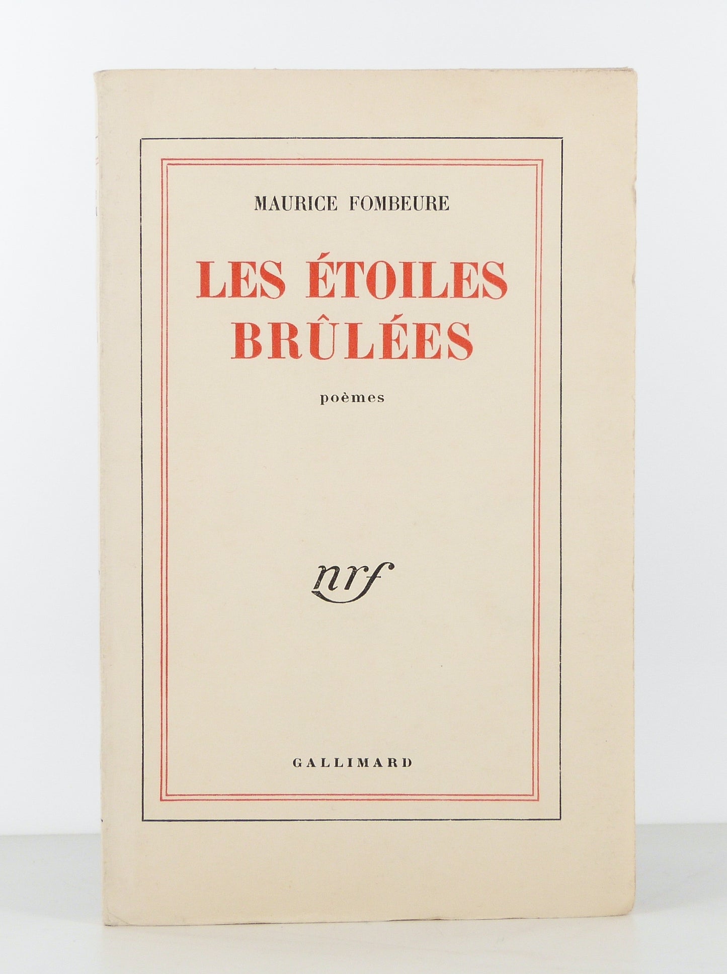 Les étoiles brûlées. Poèmes.