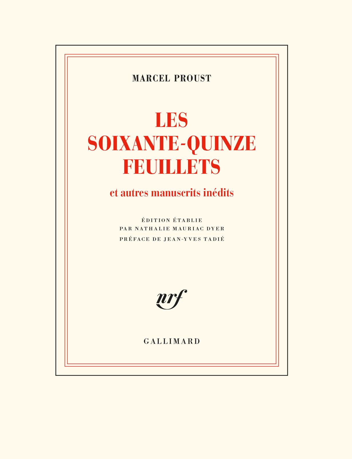 Les Soixante quinze feuillets