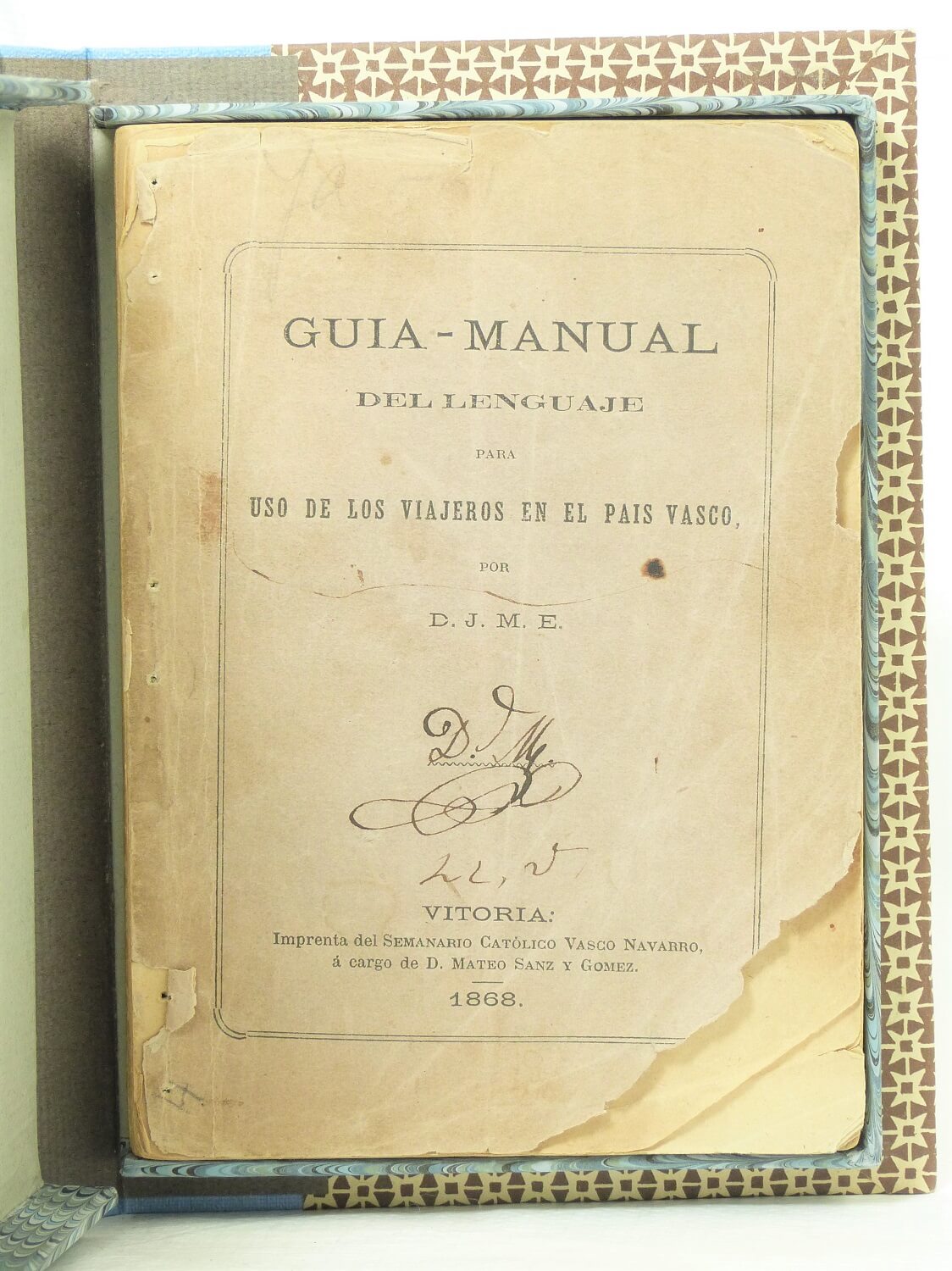 Guia manual del lenguaje para uso de los viajeros en el pais vasco