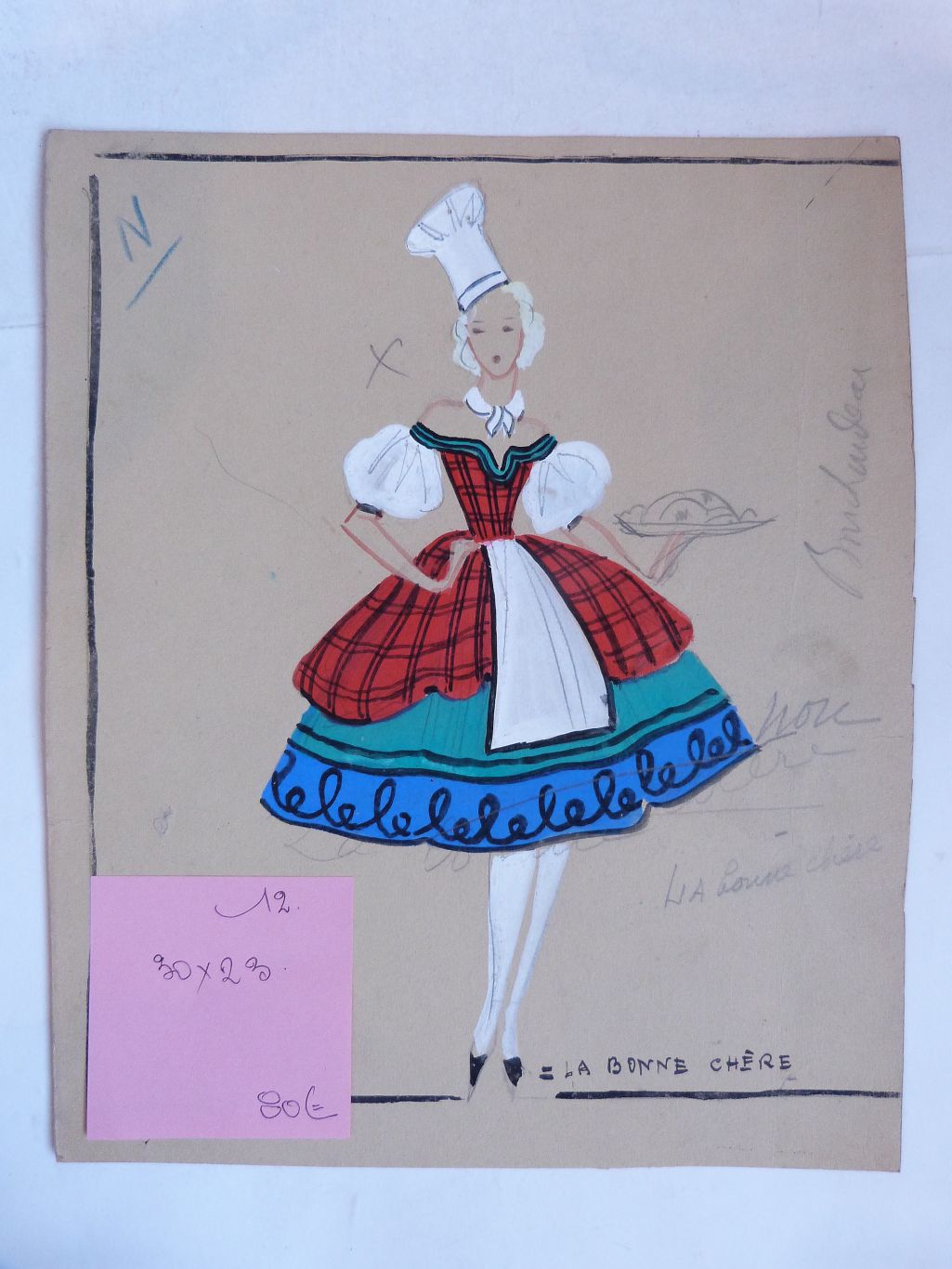 19 Dessins originaux de Jenny Carré (1902-1945)