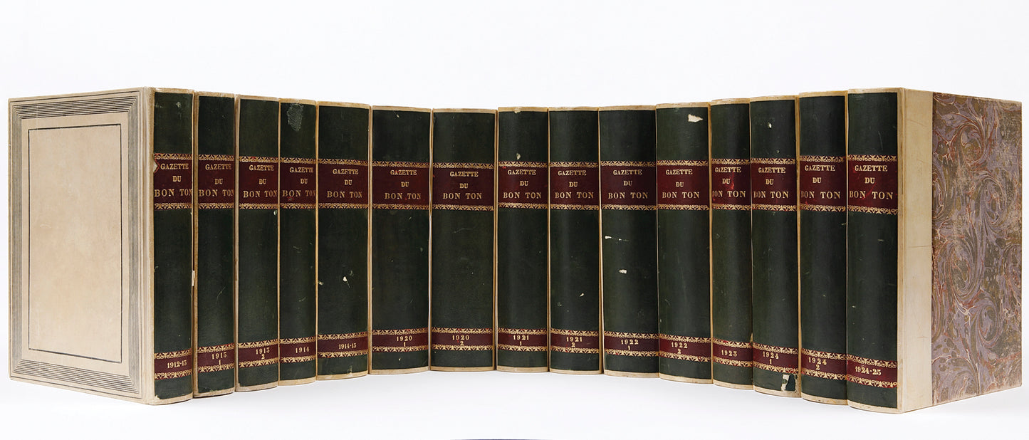 GAZETTE DU BON TON. Art, mode et frivolités.