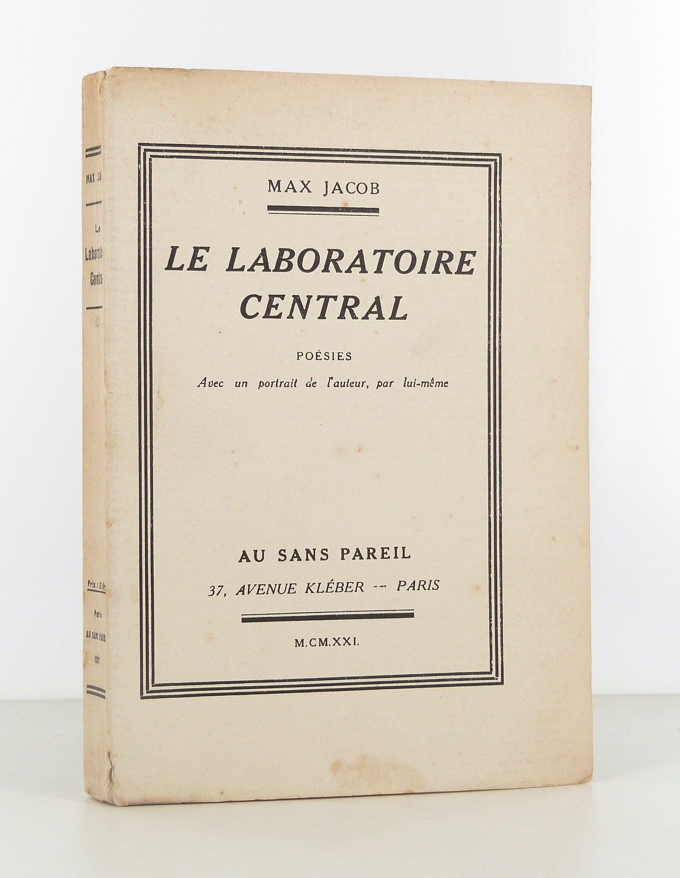 Le Laboratoire Central. Poésies.