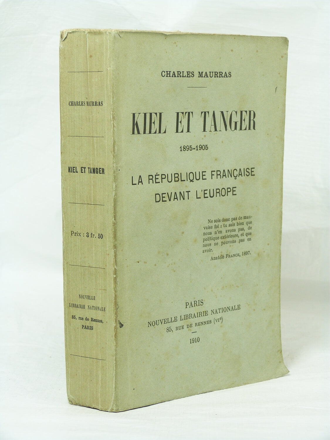 Kiel et Tanger. 1895-1905