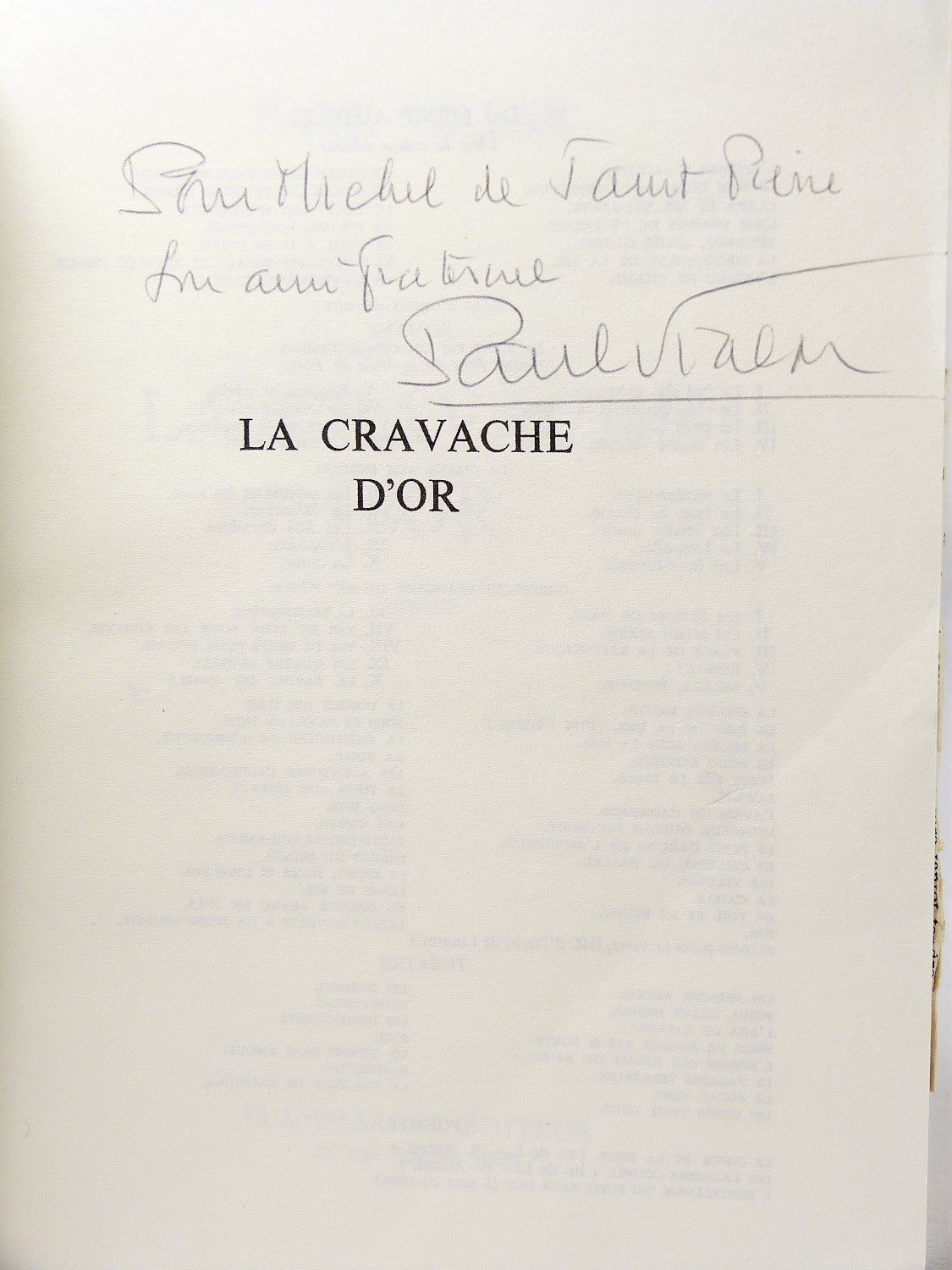 La cravache d' or
