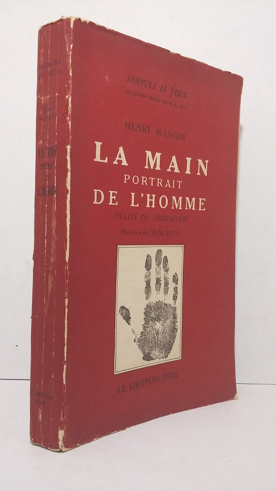 The hand portrays the man.