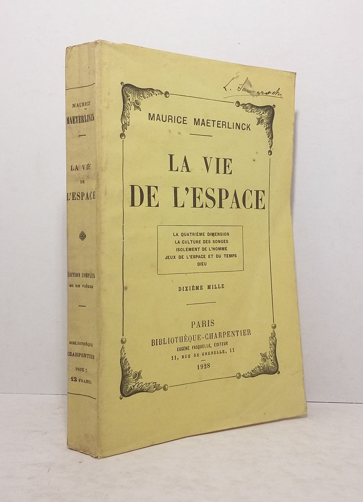 La vie de l'espace.