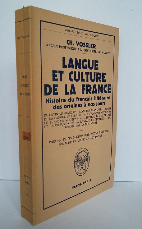Langue et culture de la France.