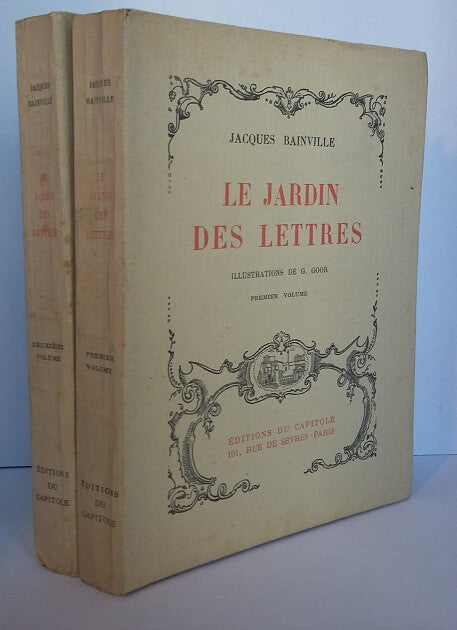 Le jardin des lettres.