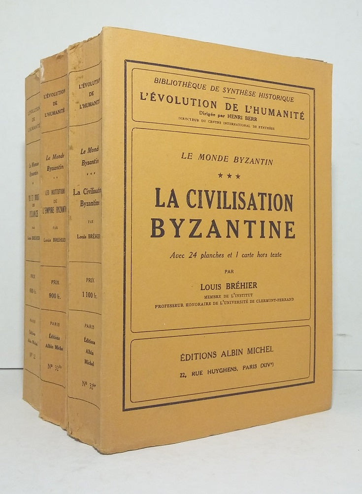 Le monde byzantin - Tomes I à III