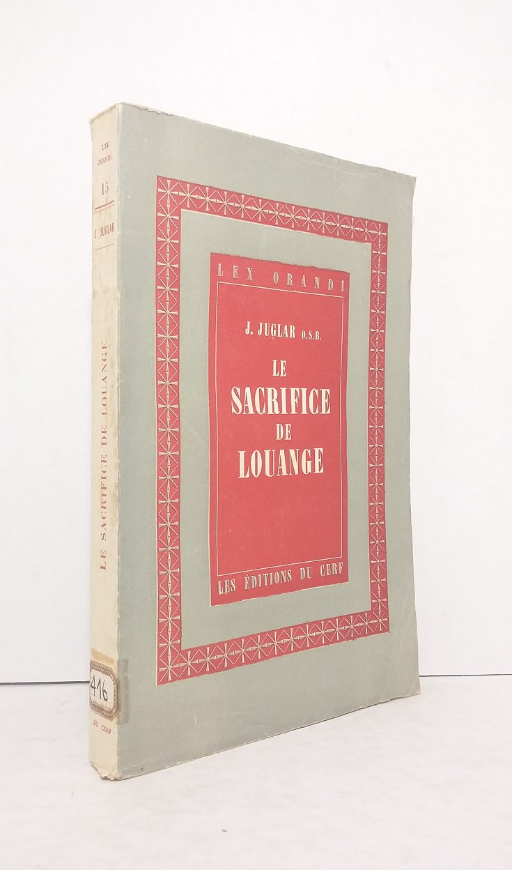 Le sacrifice de louange