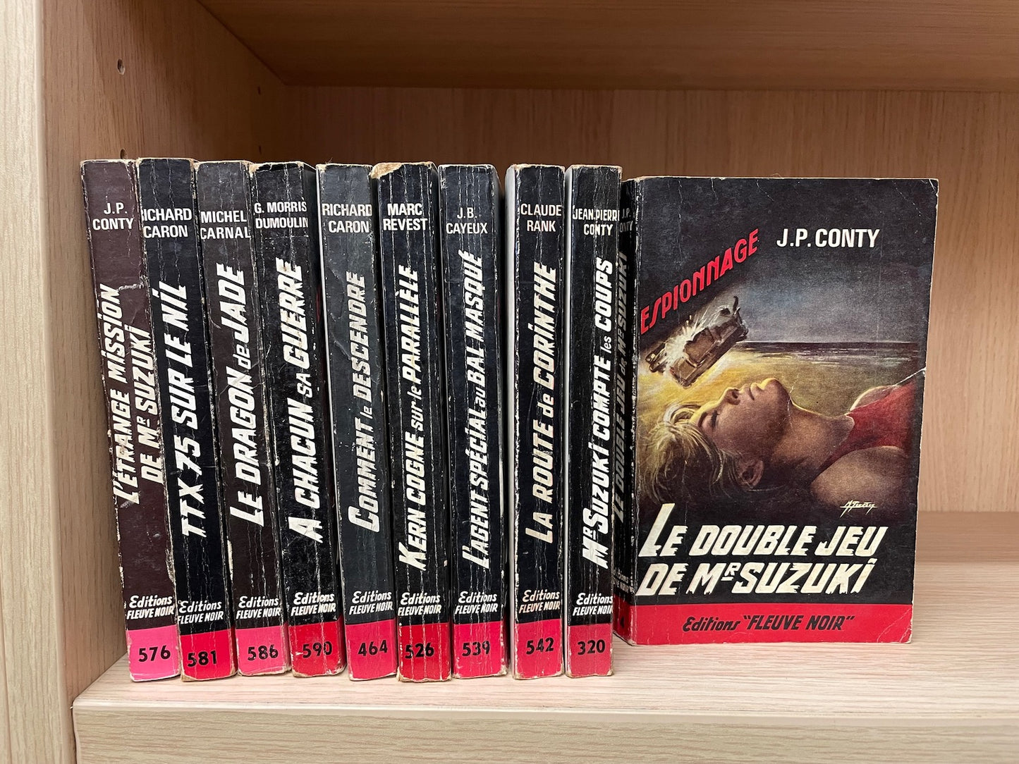 Lot de 10 livres, Espionnage, Fleuve Noir