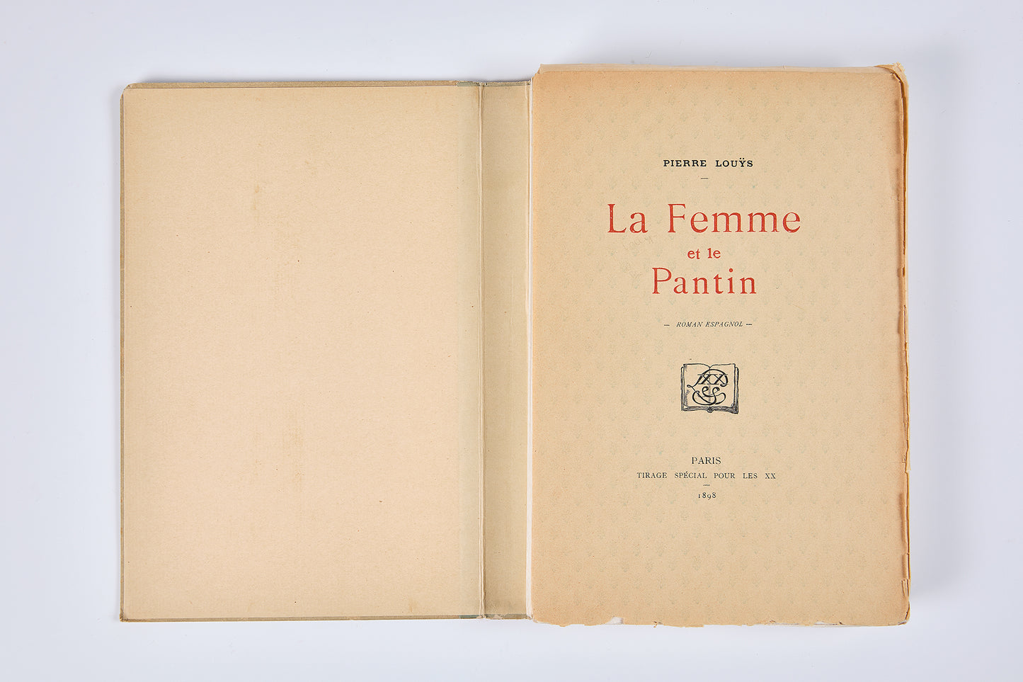 The Woman and the Puppet, Spanish novel.