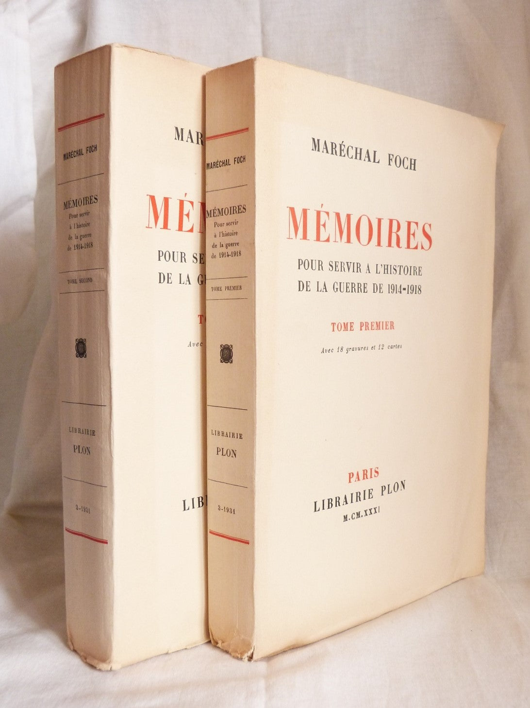 Memoirs. To serve as the History of the War of 1914-1918.