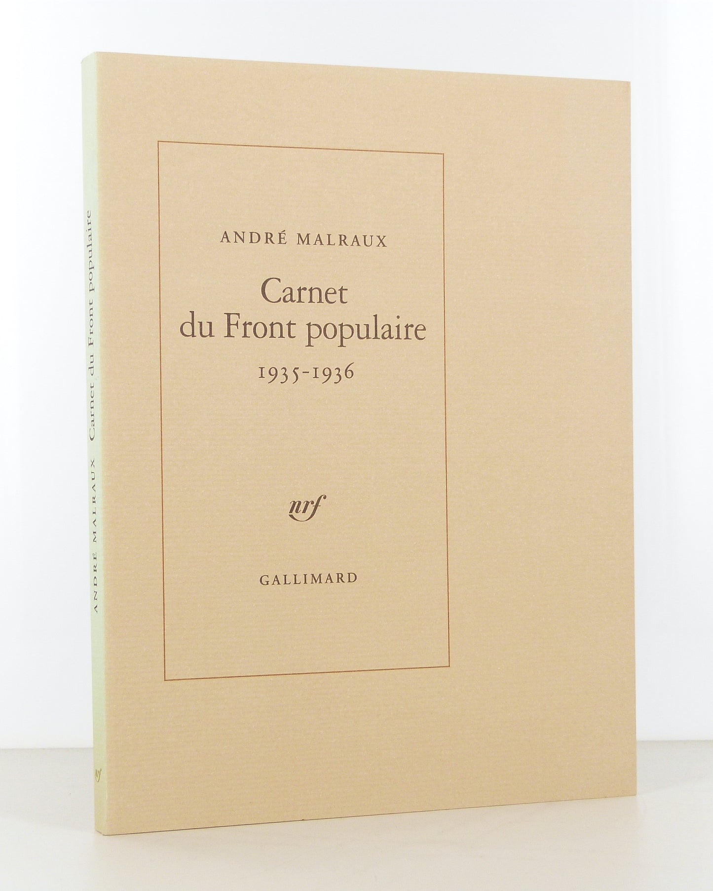 Popular Front Notebook 1935-1936