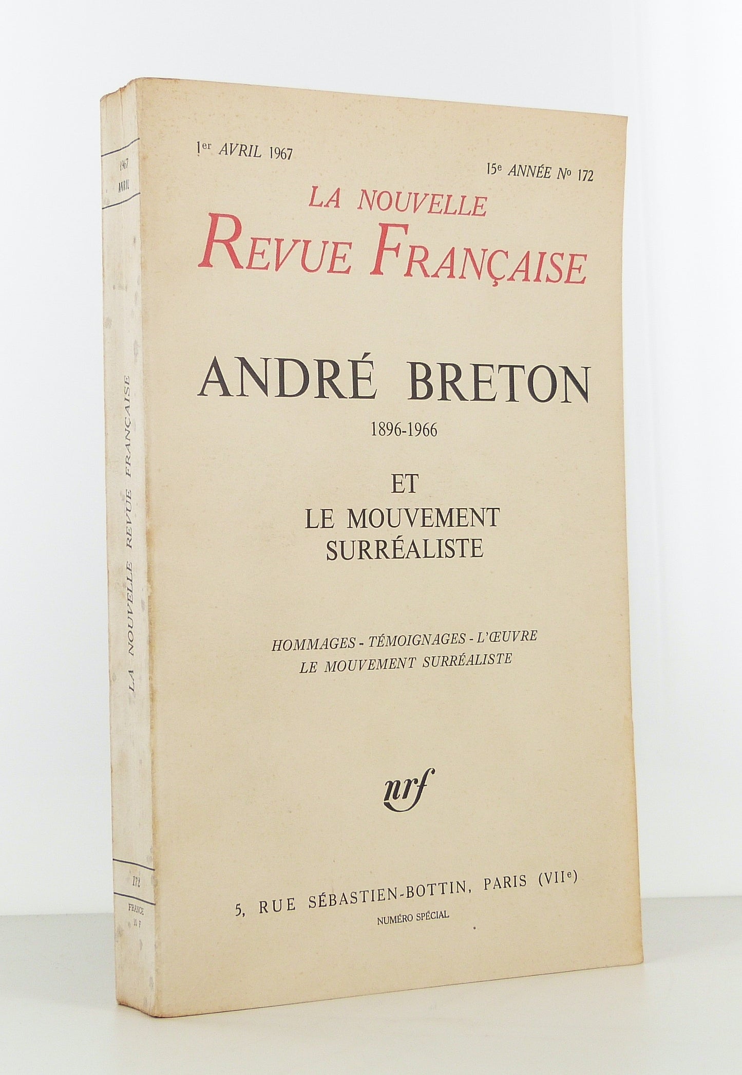 André Breton (1896-1966) et le mouvement surréaliste.