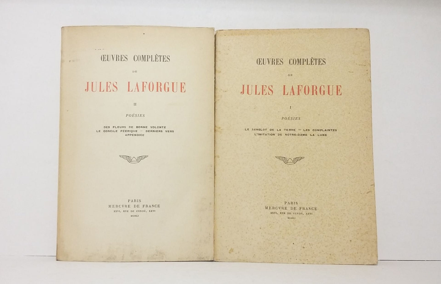 Oeuvres complètes de Jules Laforgue : Poésies - I & II