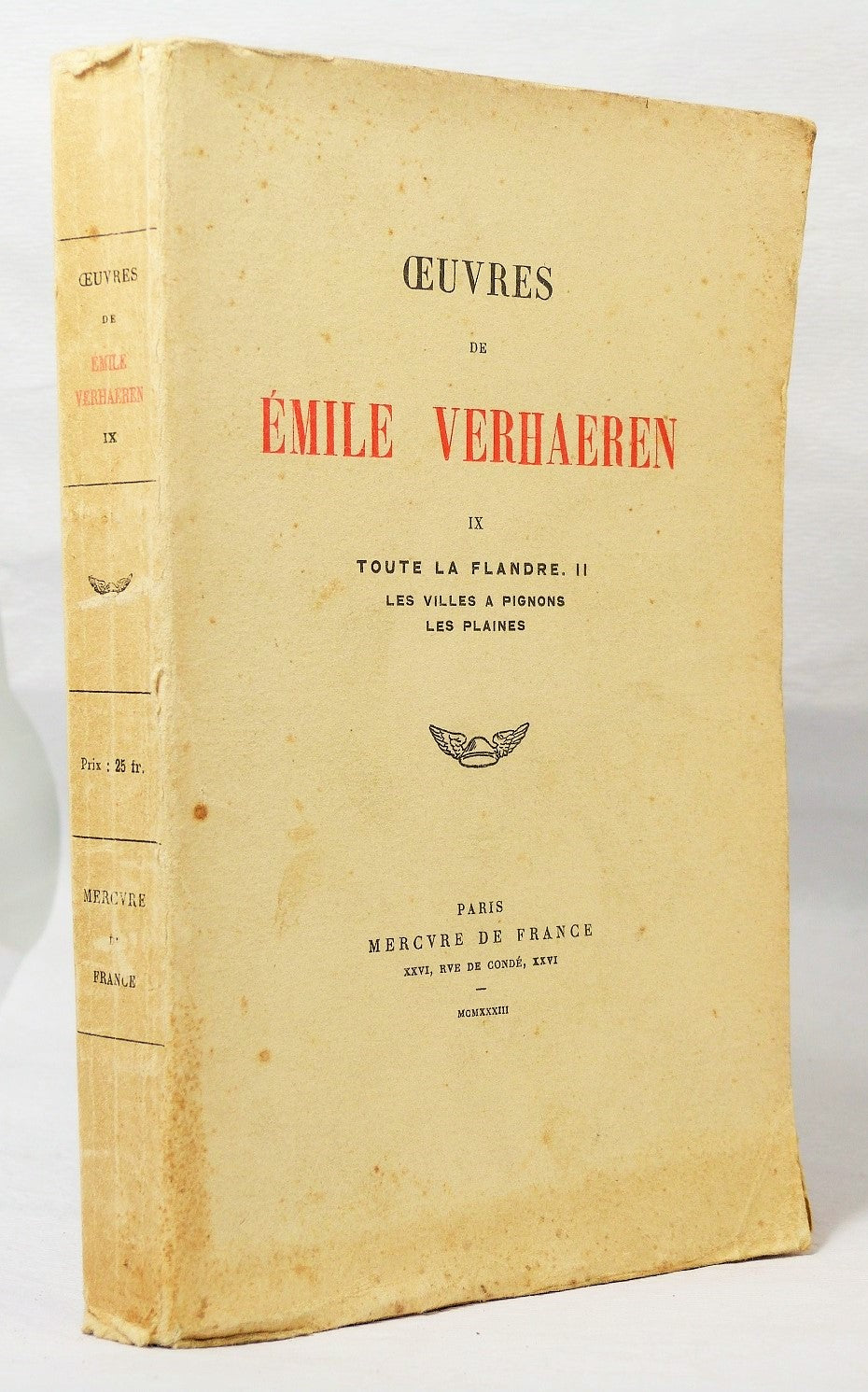 Oeuvres de Émile Verhaeren. IX