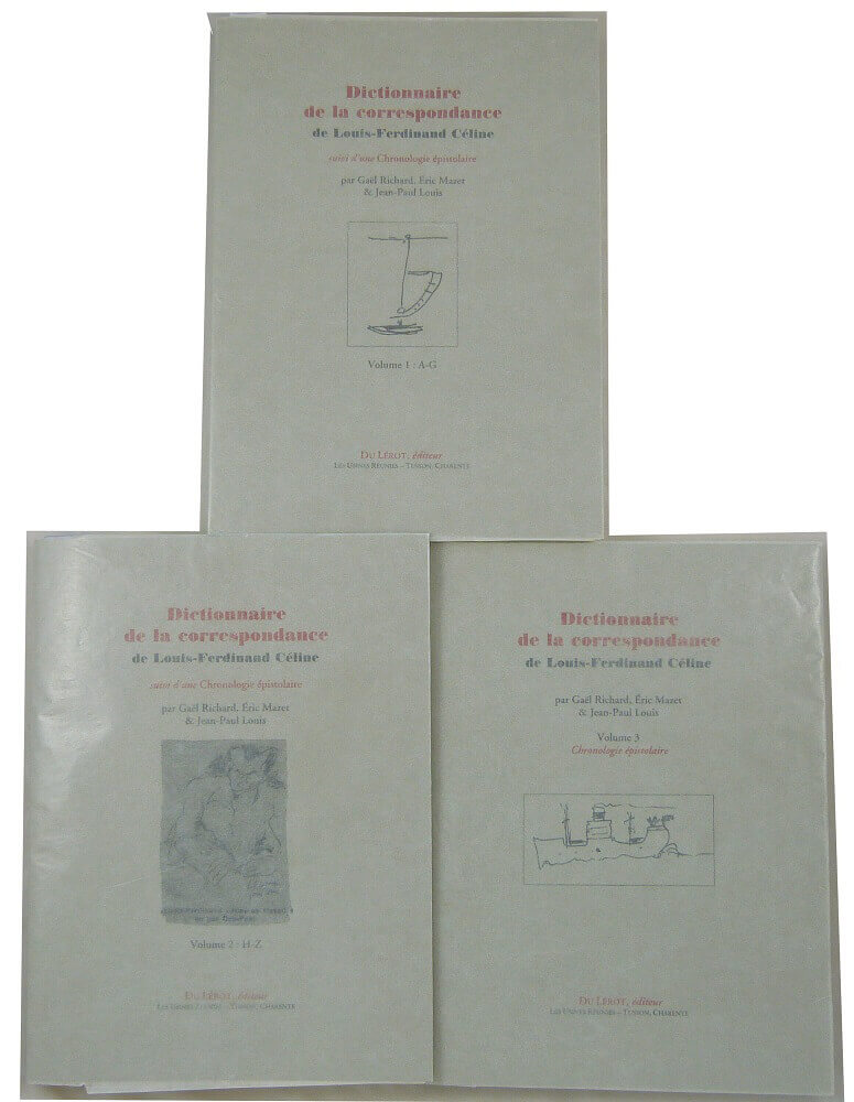 Dictionnaire de la correspondance de Louis-Ferdinand Céline