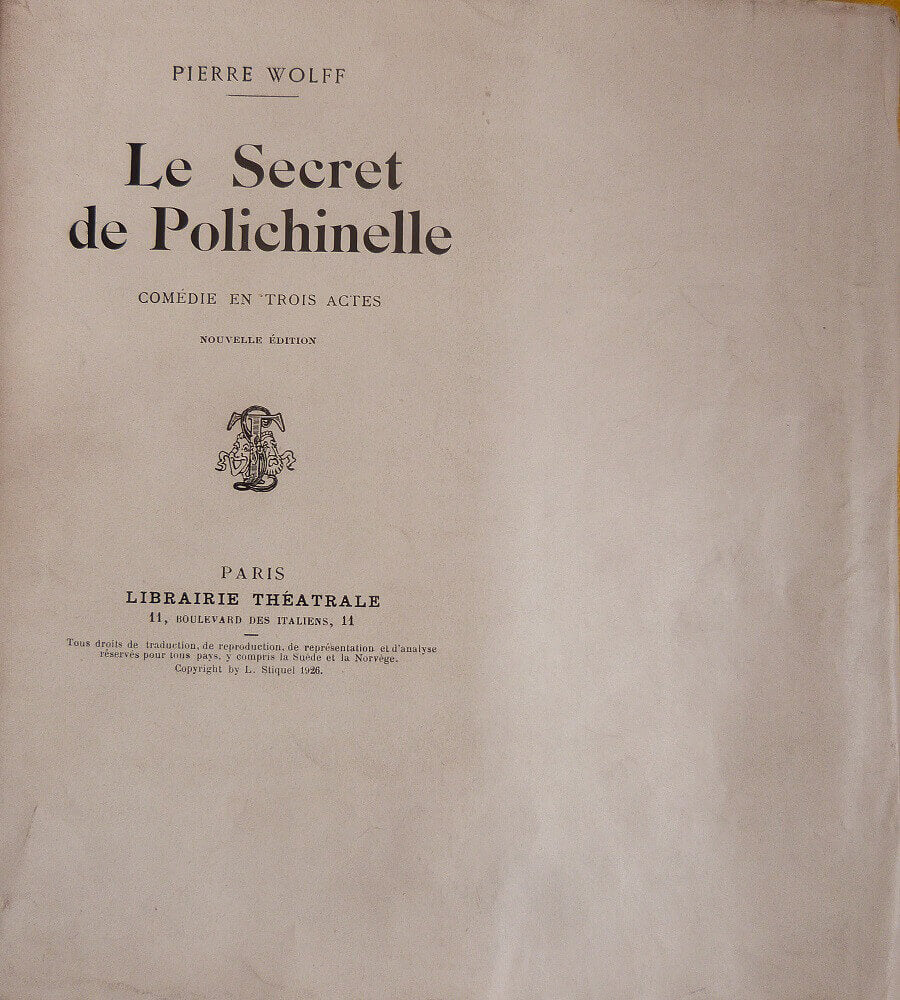 Le Secret de Polichinelle