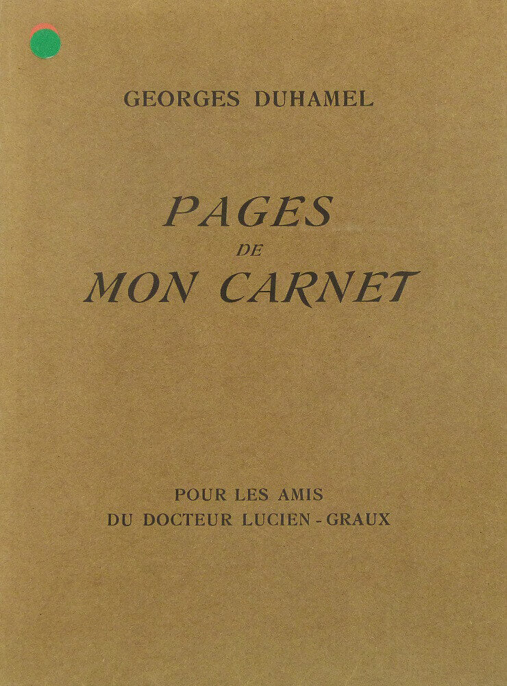 Pages de mon carnet