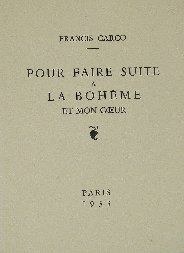 Following up on La Bohême and my heart