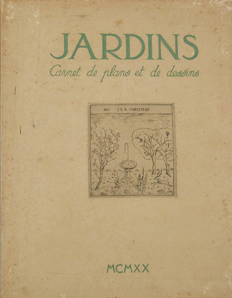 Jardins. Carnet de plans et de dessins