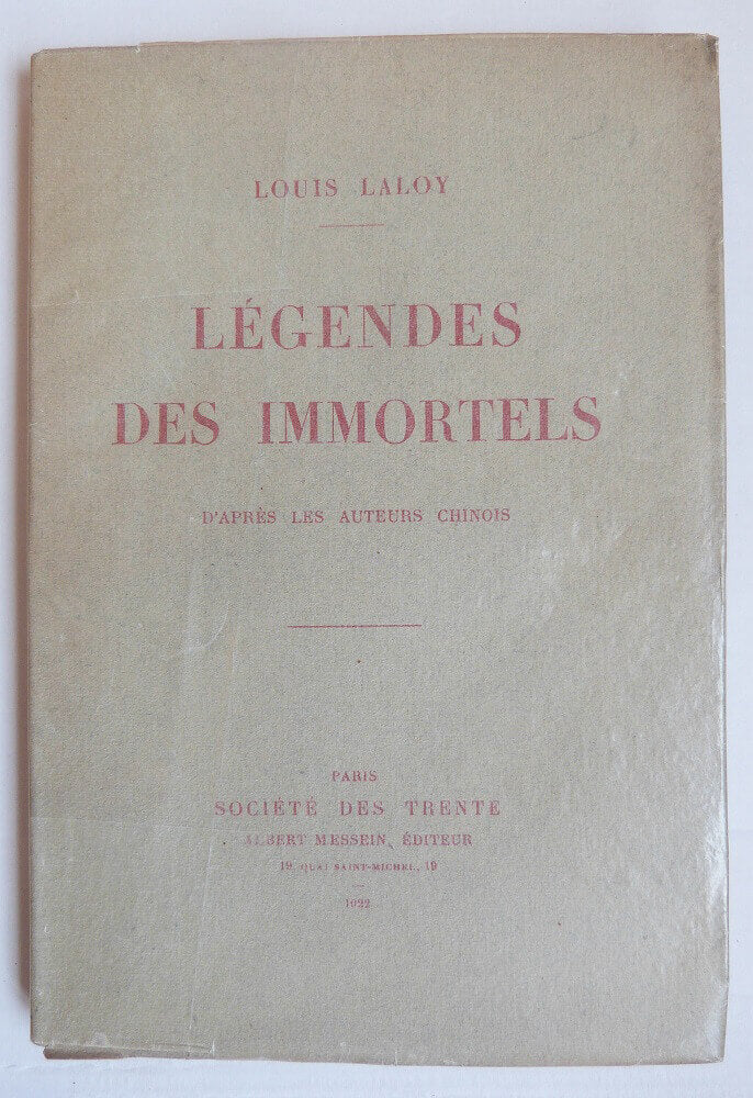 Legends of Immortals according to Chinese Authors