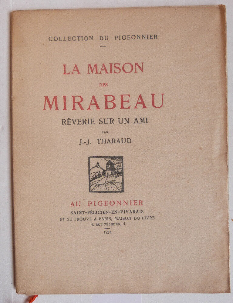 The Mirabeau House. Daydreaming about a friend.