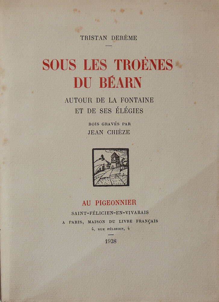 Sous les troènes du Béarn.