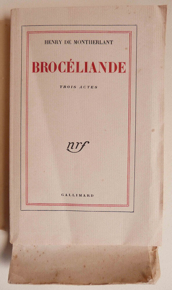 Brocéliande. Three acts.