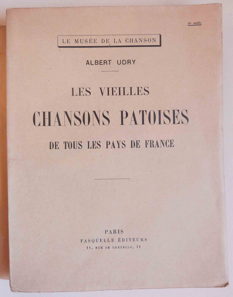 Old folk songs from all the regions of France