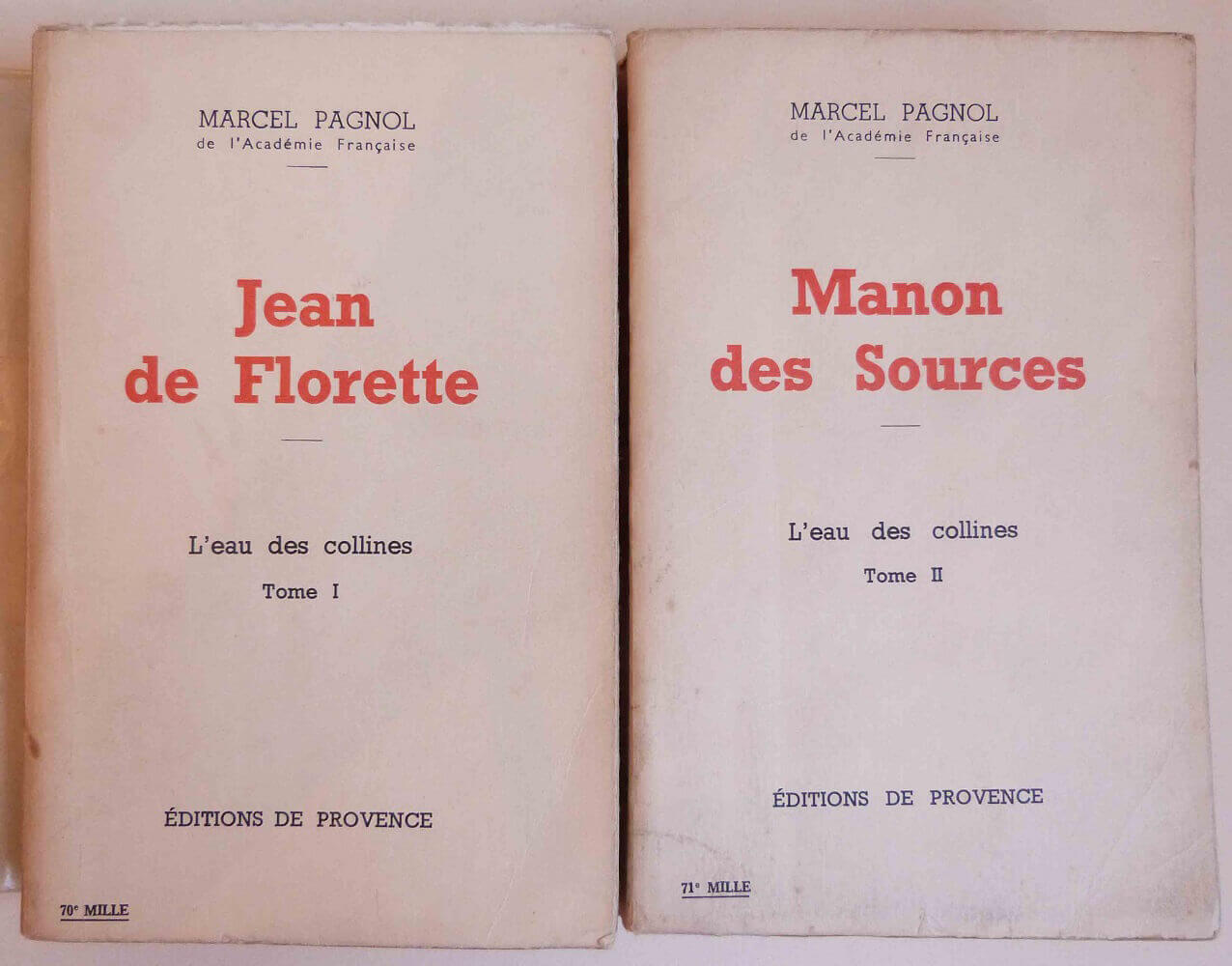 The Water from the Hills. I. Jean de Florette. II. Manon of the Spring.