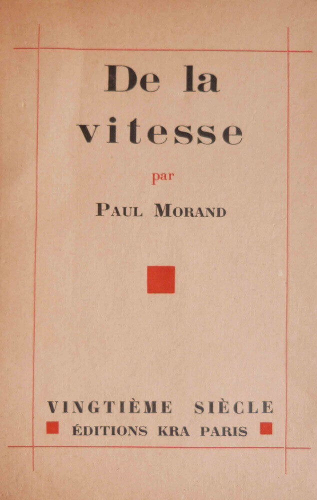 De la vitesse
