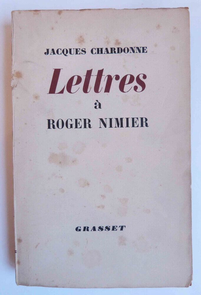 Letters to Roger Nimier