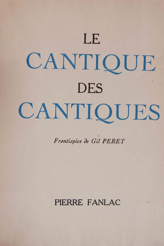 Le Cantique des Cantiques