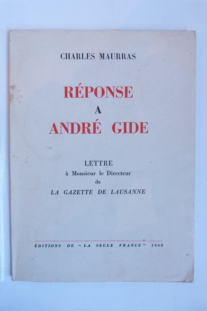 Réponse à André Gide,