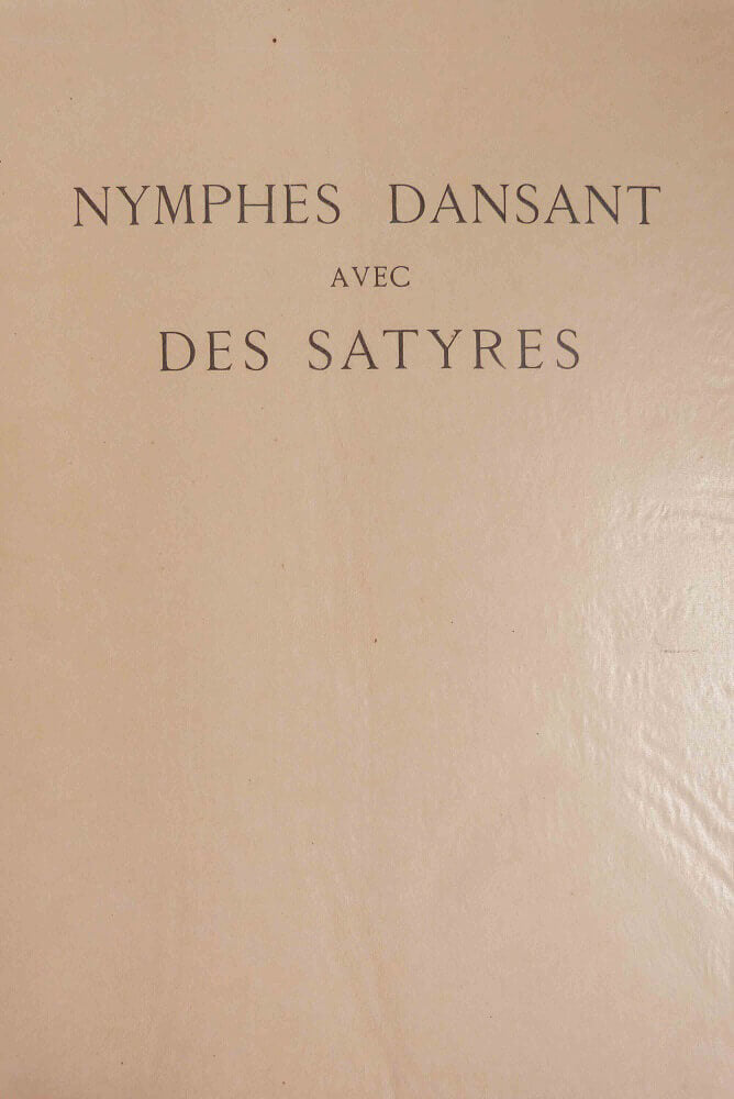 Nymphes dansant avec des satyres